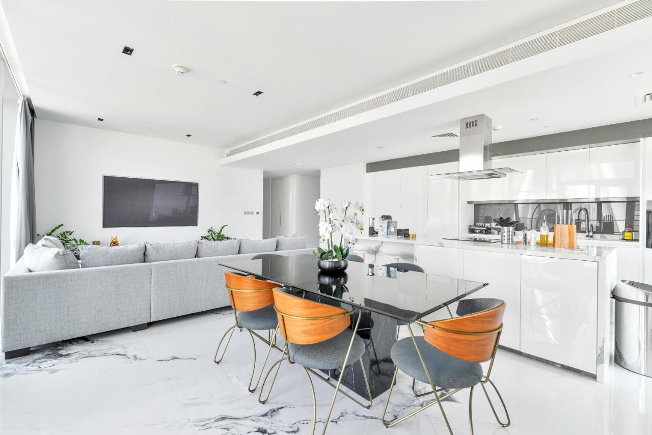 דובאי Luxurious 3 Bedroom W Maidroom In Bluewaters Island מראה חיצוני תמונה
